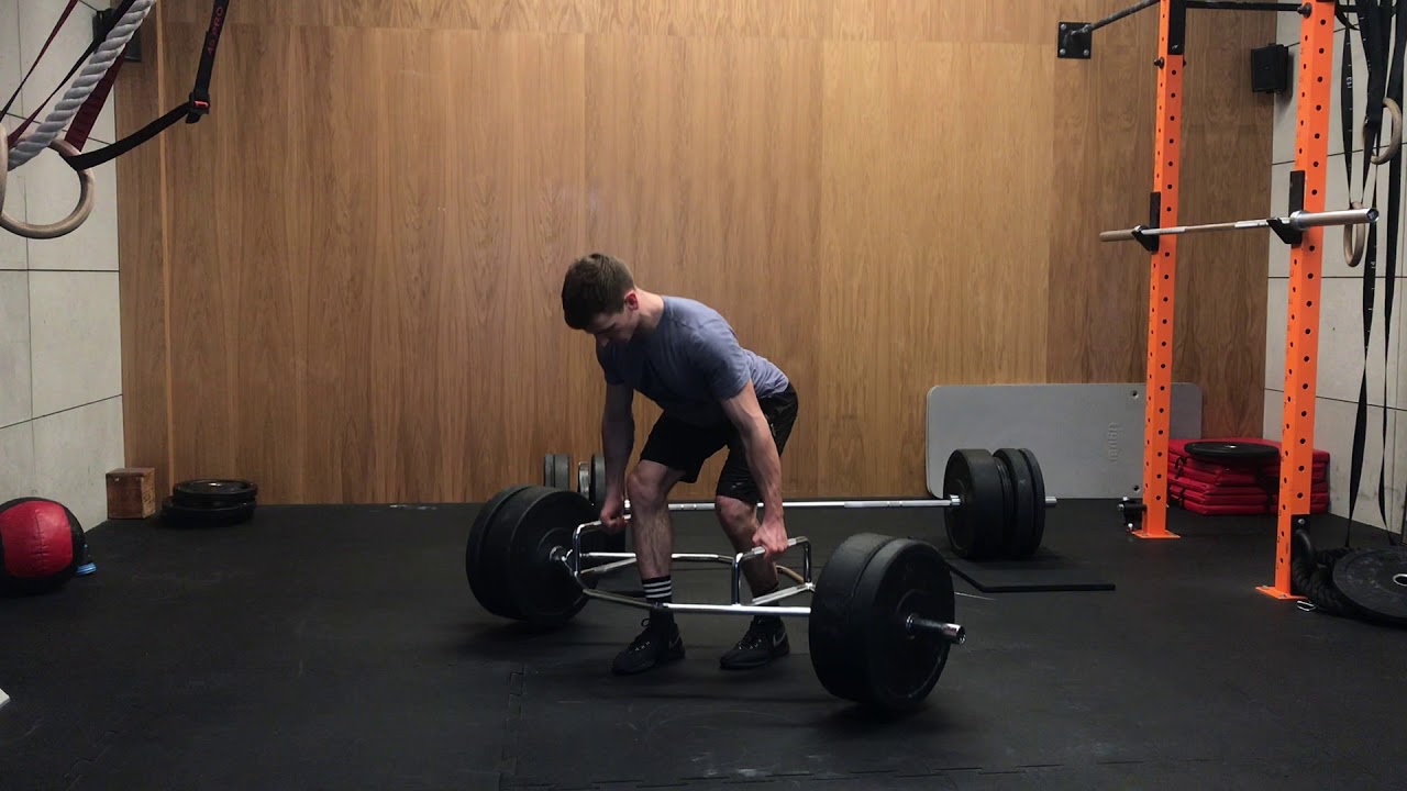 Split Stance Trap Bar Deadlift YouTube