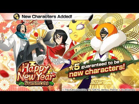 Bleach Brave Souls: Novidades do Ano Novo!!! Acessório exluisivo!!! Summons Ano Novo & muito mais!!! - Omega Play