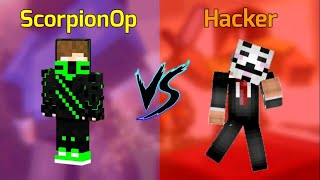 ScorpionOp Vs Hacker in Bedwars |•| Venity |•| #ScorpionOp