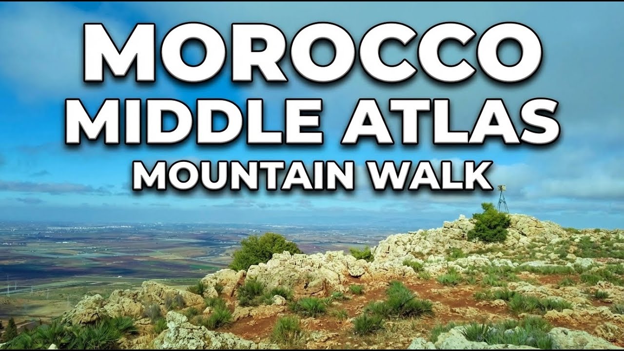 Peaceful Mountain Walk 🇲🇦 | Middle Atlas [ASMR]