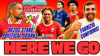 HERE WE GO ROMANO LIVERPOOL EXIT CONFIRMED BEZOS STAKE SPARKS OUTRAGE LIVERPOOL HUGE PROBLEM