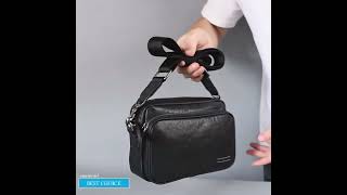 casual genuine leather crossbody bag D6311  #leatherbags