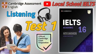 Cambridge booklet 16 || test 1 listening || children engineering workshop listening test
