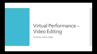 Create a Virtual Ensemble - Complete Process from Start to Finish - Part 6: Video Editing