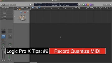 How to Input/Auto Record Quantize in Logic Pro X