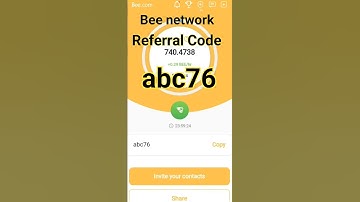 Use #beenetwork referral code | Bee network referral code #miningapp