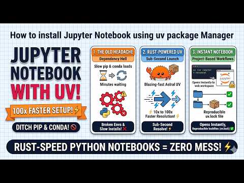How to install Jupyter Notebook using uv package Manager