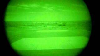 Ac130 Firing 105Mm Howitzer Through Nvg