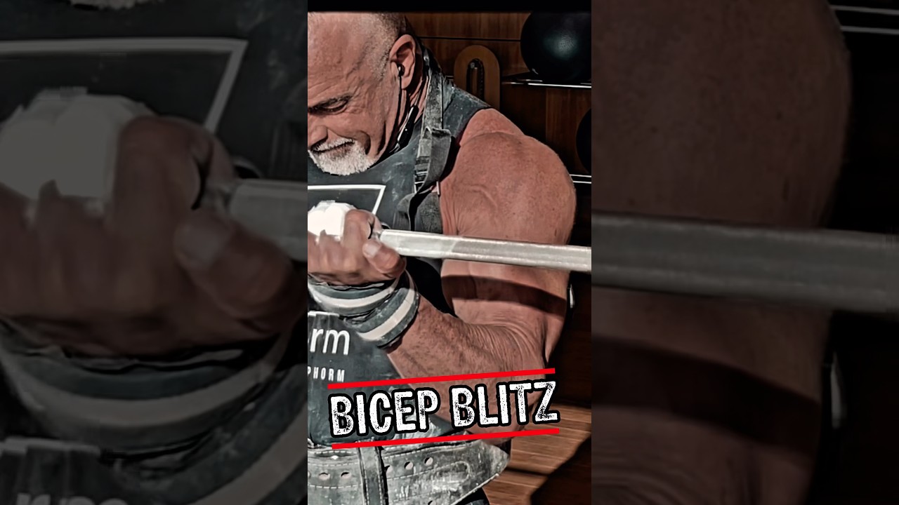 BICEP DAY BLITZ #motivation #workout #biceps