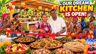 WE FINALLY DID IT! 🎉 Our Dream Outdoor Kitchen Grand Opening | African Village Life