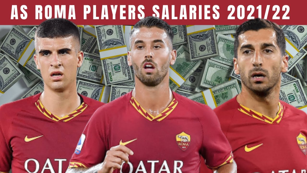 Roma Players Salaries 21 22 Season Base Salary Youtube