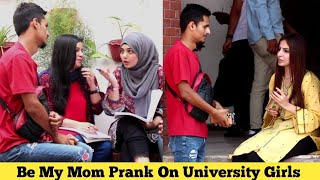 Asking Random Girls To Be My Mom Prank - University Pranks @BobbyButt