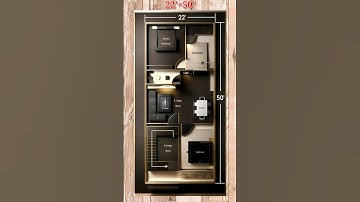 22×50 house design || 22×50 house plan || 22×50 floor plan || #floorplan