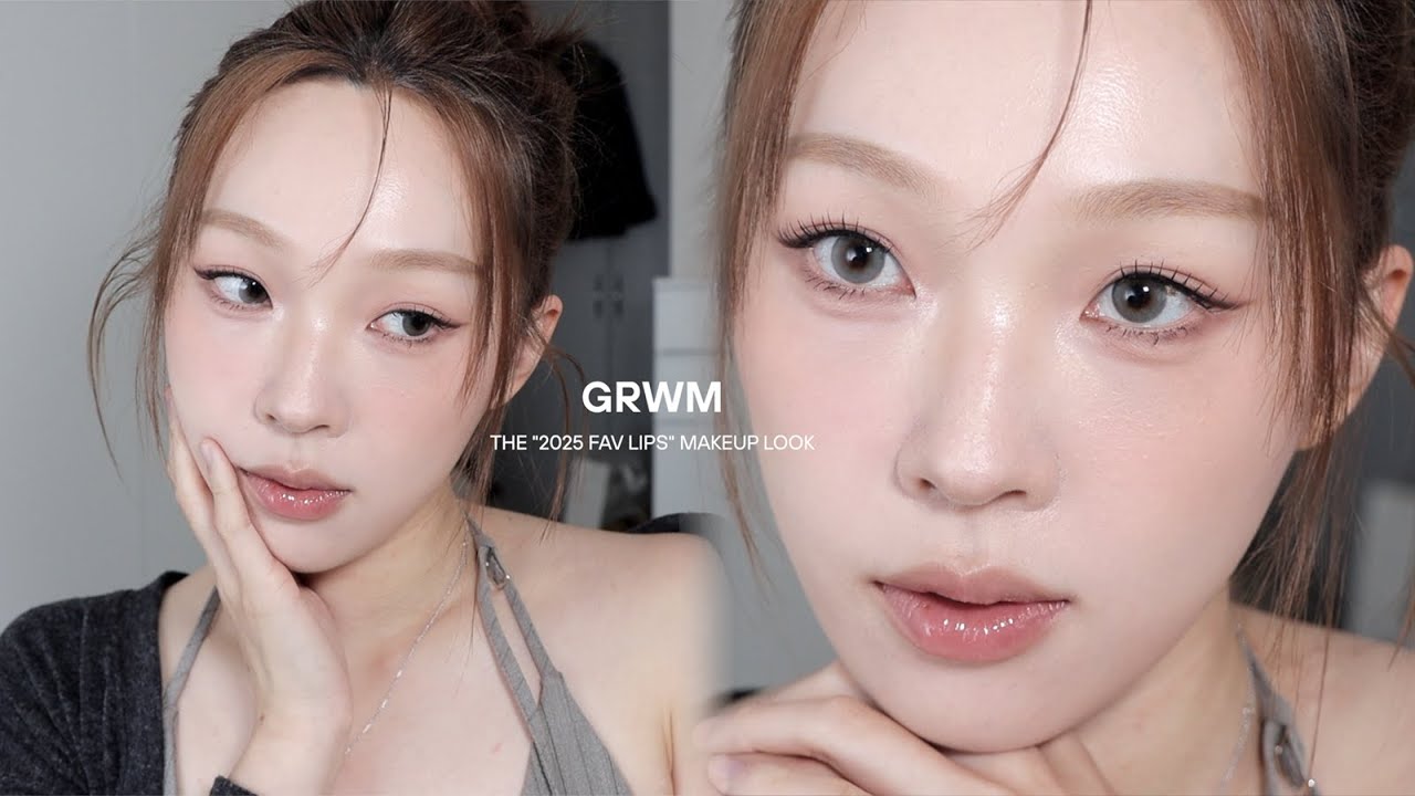 'GRWM'朦朧感摩卡玫瑰妝☕️大家很愛的年度愛用唇彩妝容 | 怎麼畫臥蠶/油畫感腮紅/雙眼皮貼/免膠睫毛/眉毛教學 | heyitsmindy