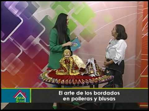 El arte de los bordados en polleras y blusas