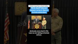 Fbi & Sheriff Discuss Ransom Notes In Nancy Guthrie Abduction