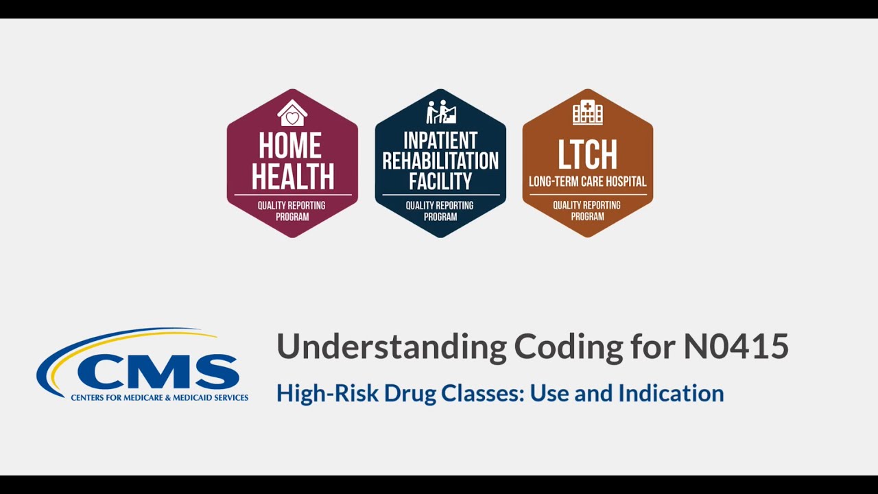 Understanding Coding for N0415 - High-Risk Drug Classes: Use and ...