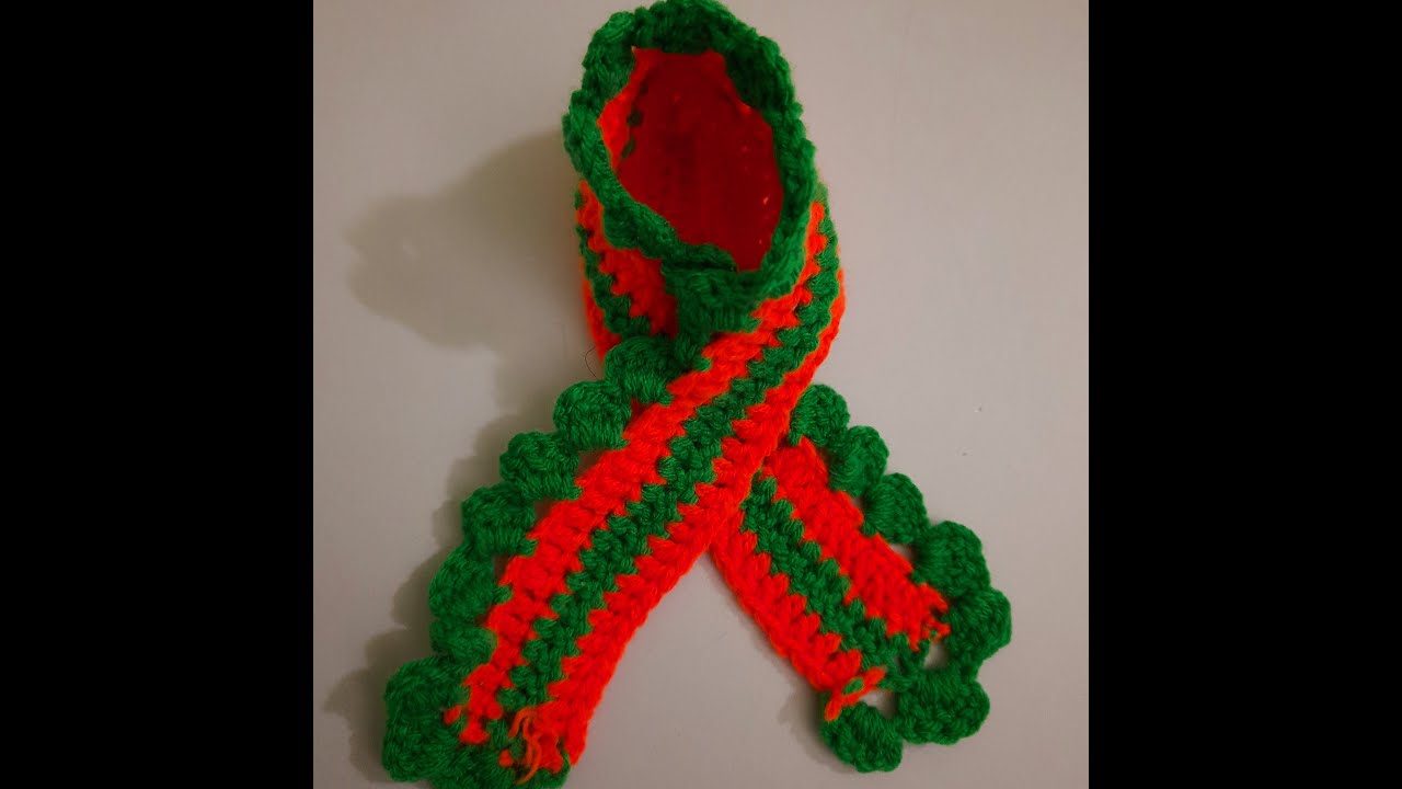 Radha Rani / Kanha ji  /saibaba ka dress cap Crochet / how to make woollen muffler/scarf