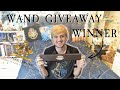 Noble collection wand winner announcement  thegregwholived