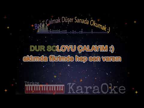 Aklımda Fikrimde Hep Sen Varsın Tutku(Müslüm Gürses-İbrahim Erkal-Mustafa Keser)Türkçe Piano Karaoke