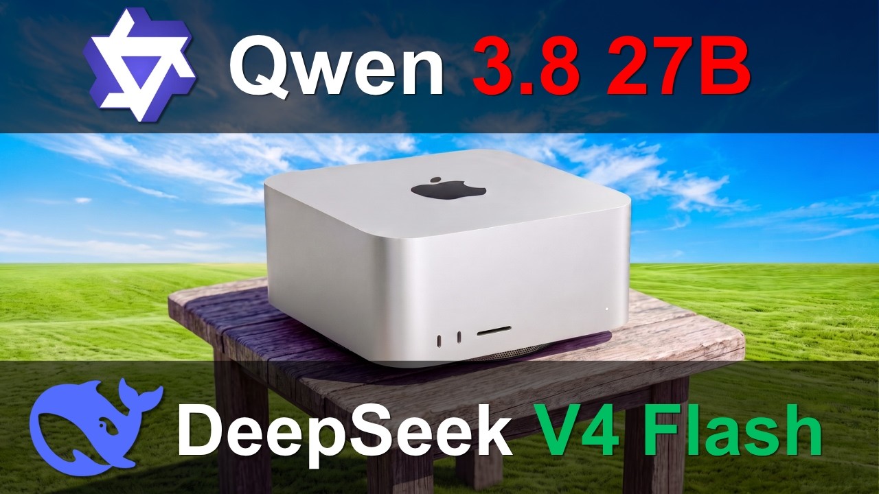 Qwen 3.8 27B vs DeepSeek V4 Flash — I Built the Same Apps With Both Locally