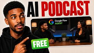 I Made a 2-Person AI Podcast with Google Flow — You Can Too!