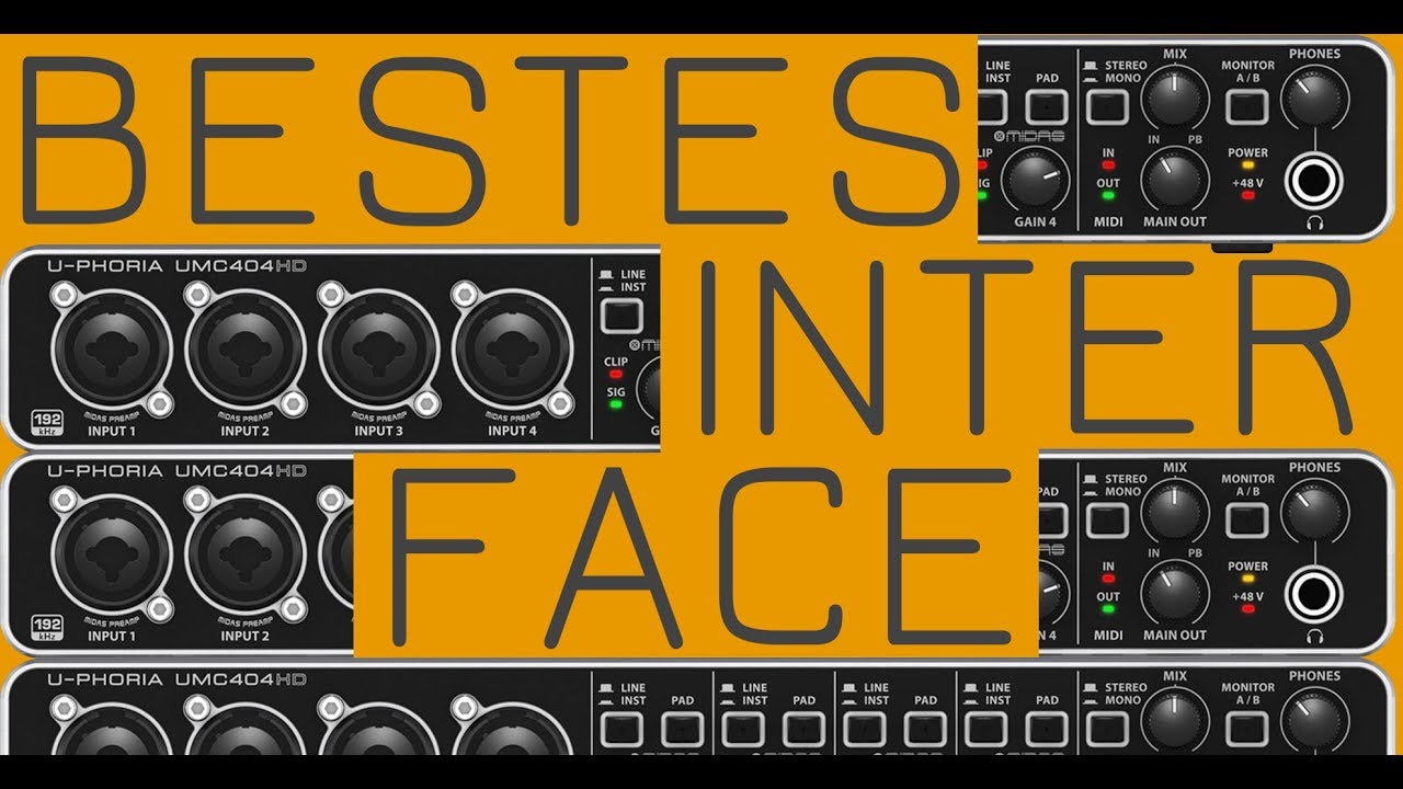Behringer UMC404HD USB Audio Interface Review DEUTSCH TechBoss