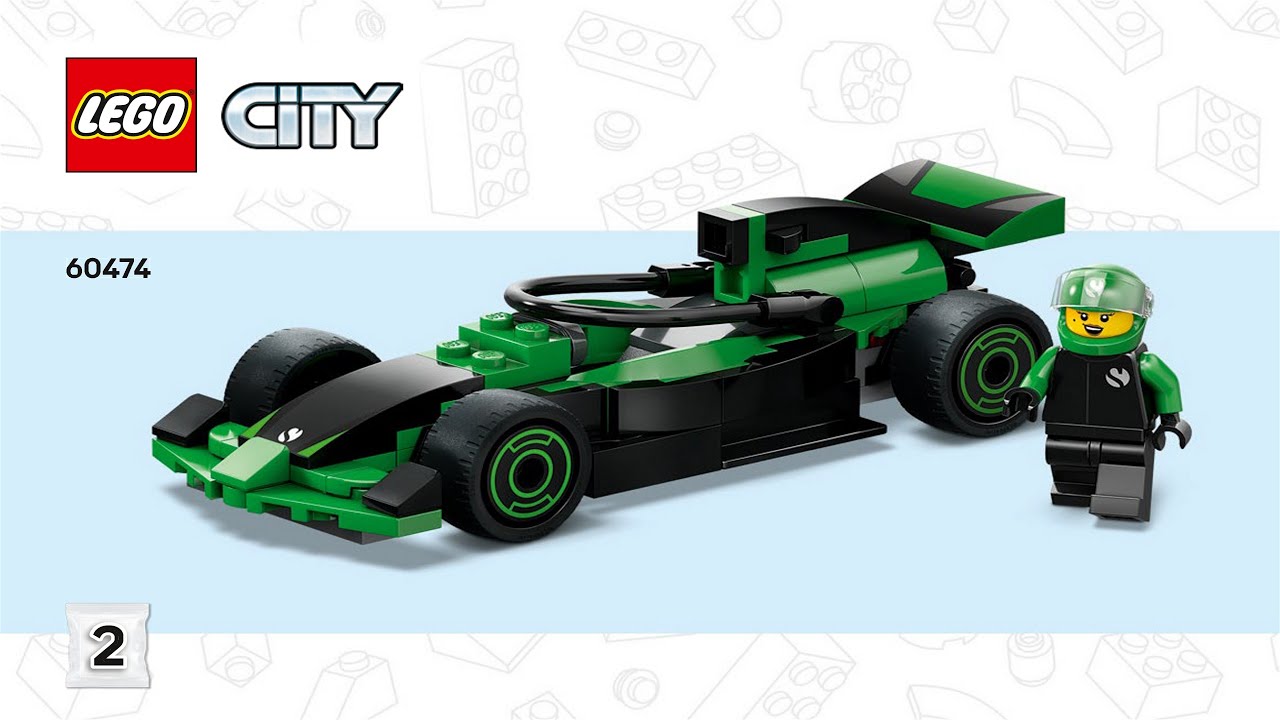 🚧 LEGO instructions 🚧 City 🚧 60474 🚧 F1® Grid with VCARB & Sauber Race Cars 🚧 (Book 2) 🚧