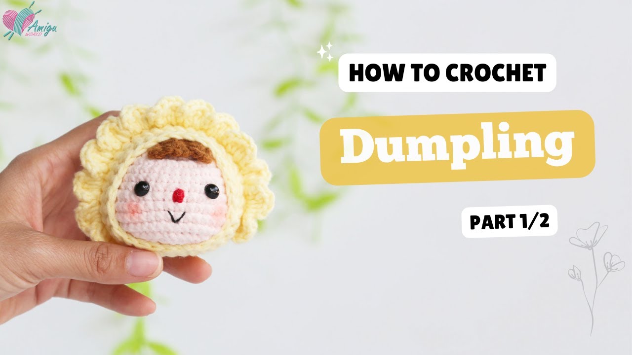#542 | Dumpling Mochi Amigurumi (1/2) | Crochet Mochi Amigurumi | Free Pattern | Amiguworld