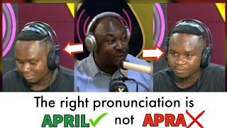 Is this correction right or Bright Kankam Boadu do his presenter Yawa live on air?
