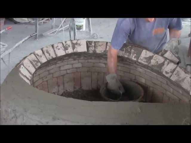 FORNO A LEGNA DA INTERNO - Costruzione Sforza Forni - YouTube
