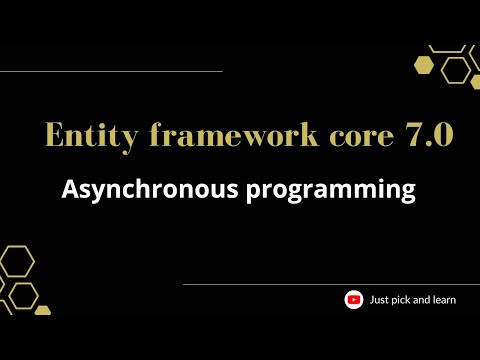 Part-19:  Asynchronous operations  in entity framework core | Entity framework core 7.0 tutorial