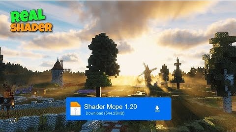 Best Ultra Realistic Shader Mcpe 1.20.40+ | Render Dragon [ 100% Working All Devices ]