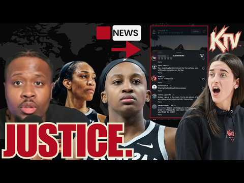 Caitlin Clark GETS JUSTICE! EVIDENCE SHOWS Aja Wilson FANS BRUTALLY ATTACKING Jackie Young ONLINE
