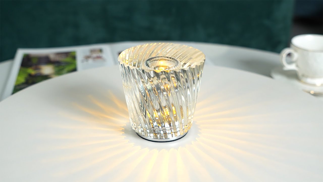 Crystal Diamond Table Lamp (built-in battery)