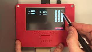 Change parameters via CNC controller.