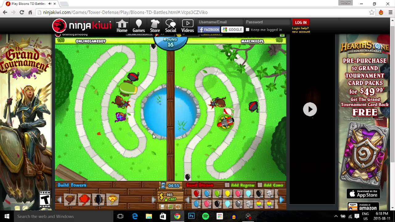 bloons battles online YouTube