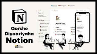 Qorshe Diyaariyaha Notion - App Review