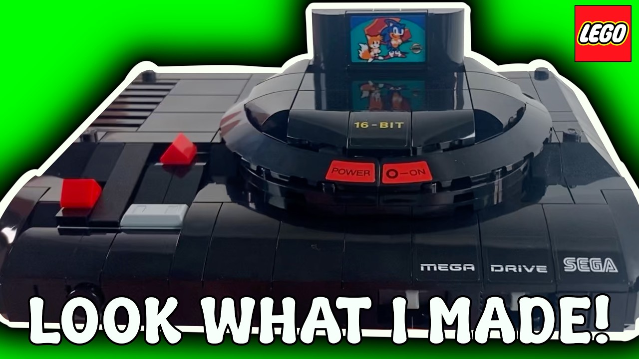 Sega Mega Drive for Ants! | LEGO 40926 SEGA Mega Drive Console Set