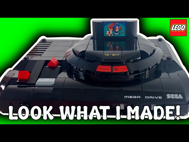 Sega Mega Drive for Ants! | LEGO 40926 SEGA Mega Drive Console Set