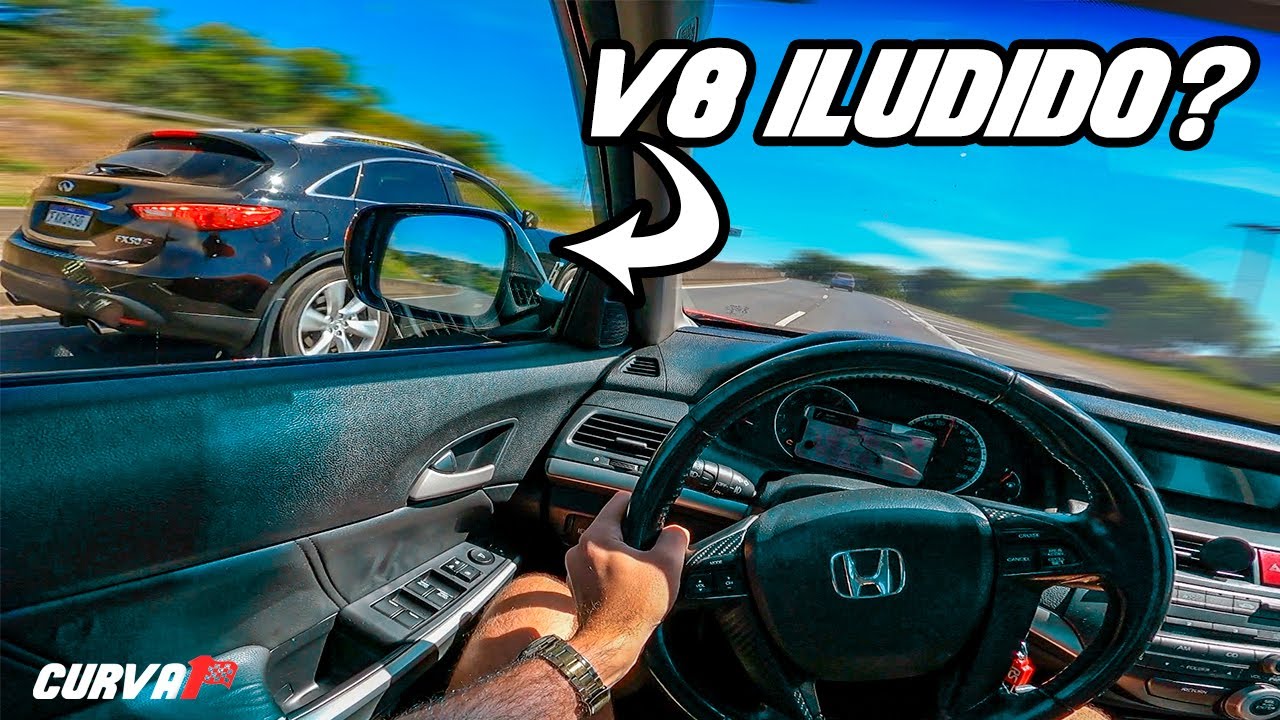 SUV V8 ACHOU QUE IA ANDAR NA FRENTE DO ACCORD V6!!