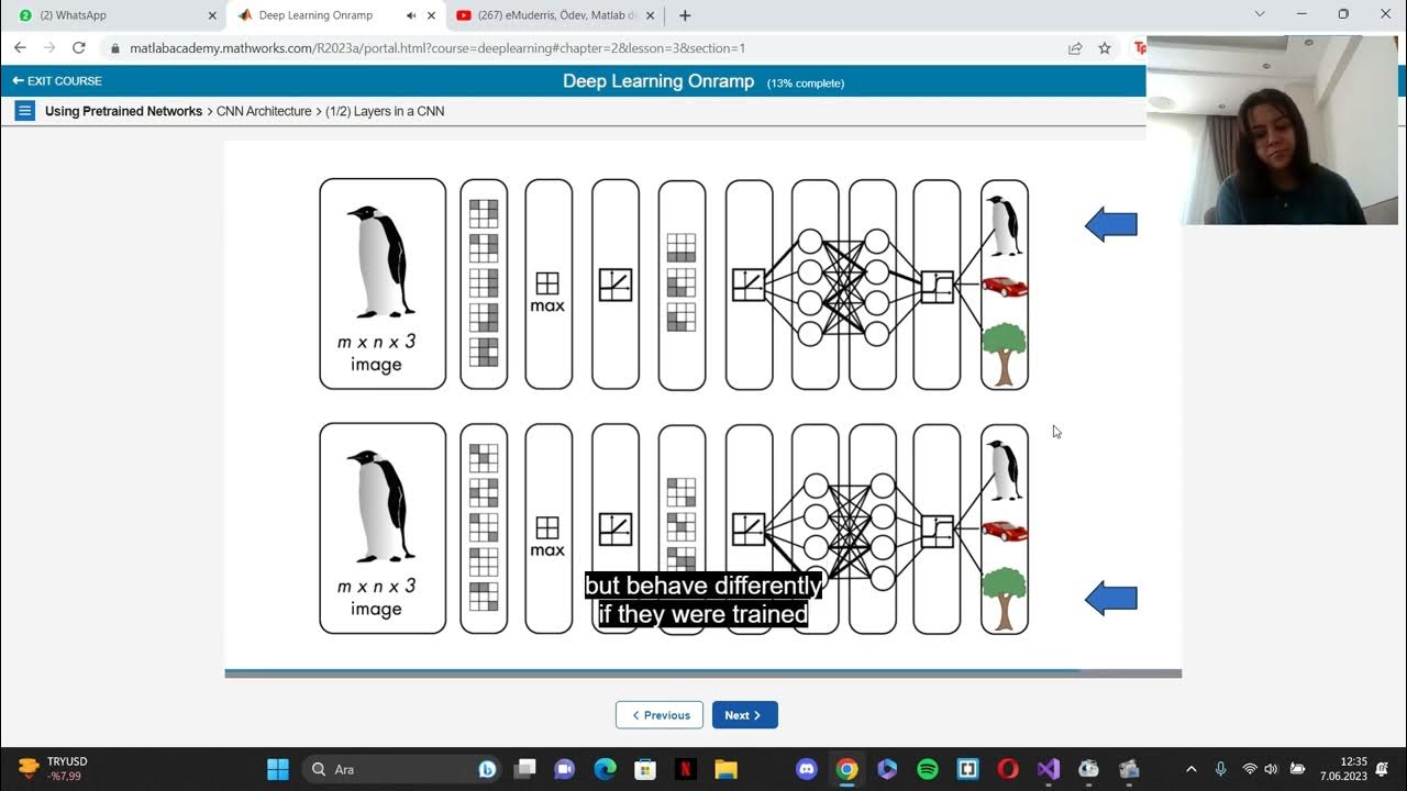 Matlab deep learning Onramp, 2. önceden eğitilmiş ağlar, preTrained