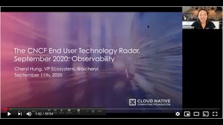 Webinar: CNCF End User Technology Radar, Sep 2020: Observability