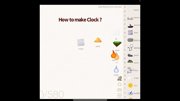 Little Alchemy: How To Make Clock #shorts #littlealchmeycheats