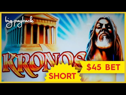 JACKPOT HANDPAY! Kronos Slot - $45 MAX BET! #Shorts