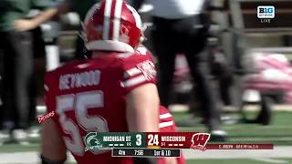 Colton Joseph Finds Malachi Coleman for the TD vs. Michigan State | Wisconsin Football