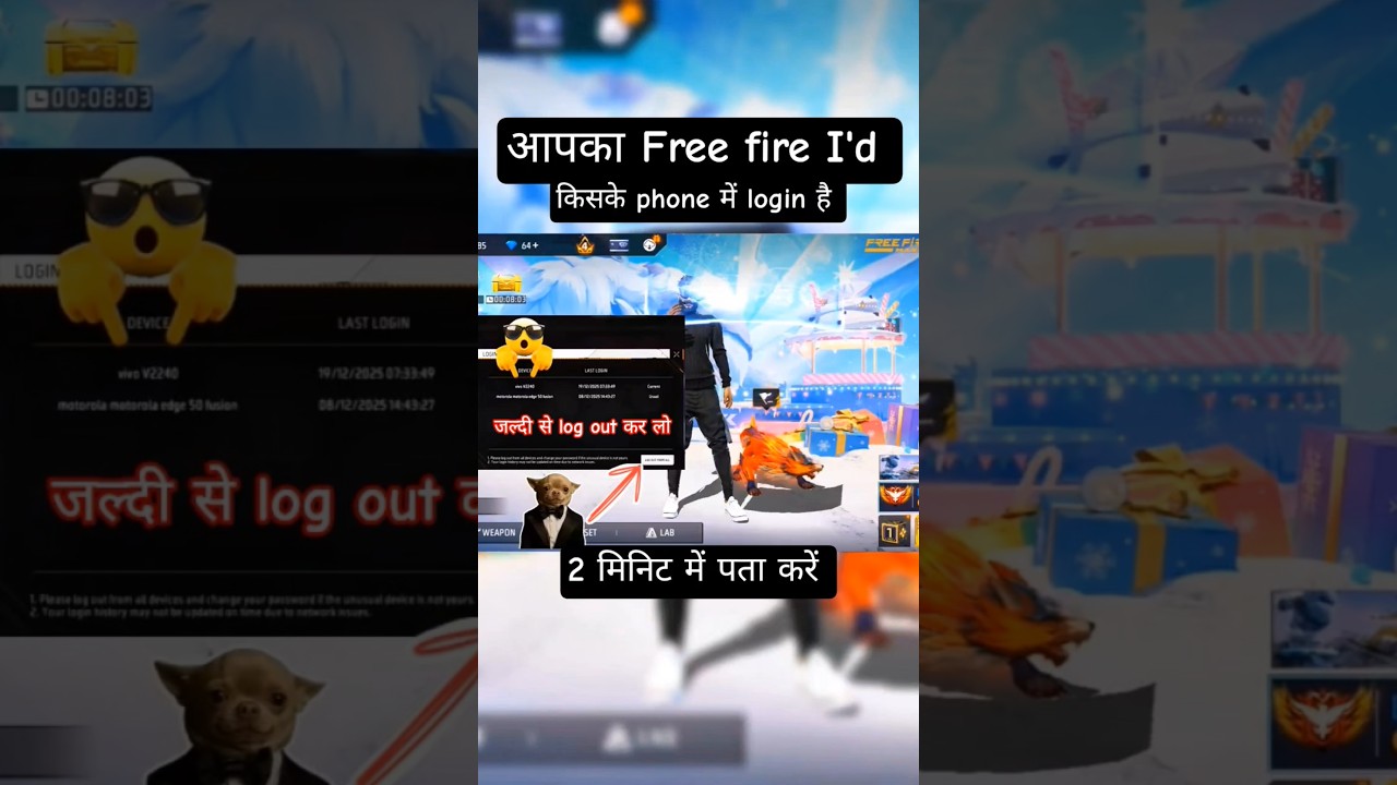 How To Logout Free Fire Account From Another Devices | Free Fire Id Dusre Phone Se Logout Kaise Kare
