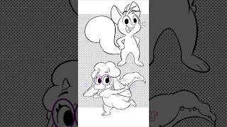 🐿️ Henry and Sazzy Comic Style!🐉| Speed Art Timelapse | Squirrelman Arts