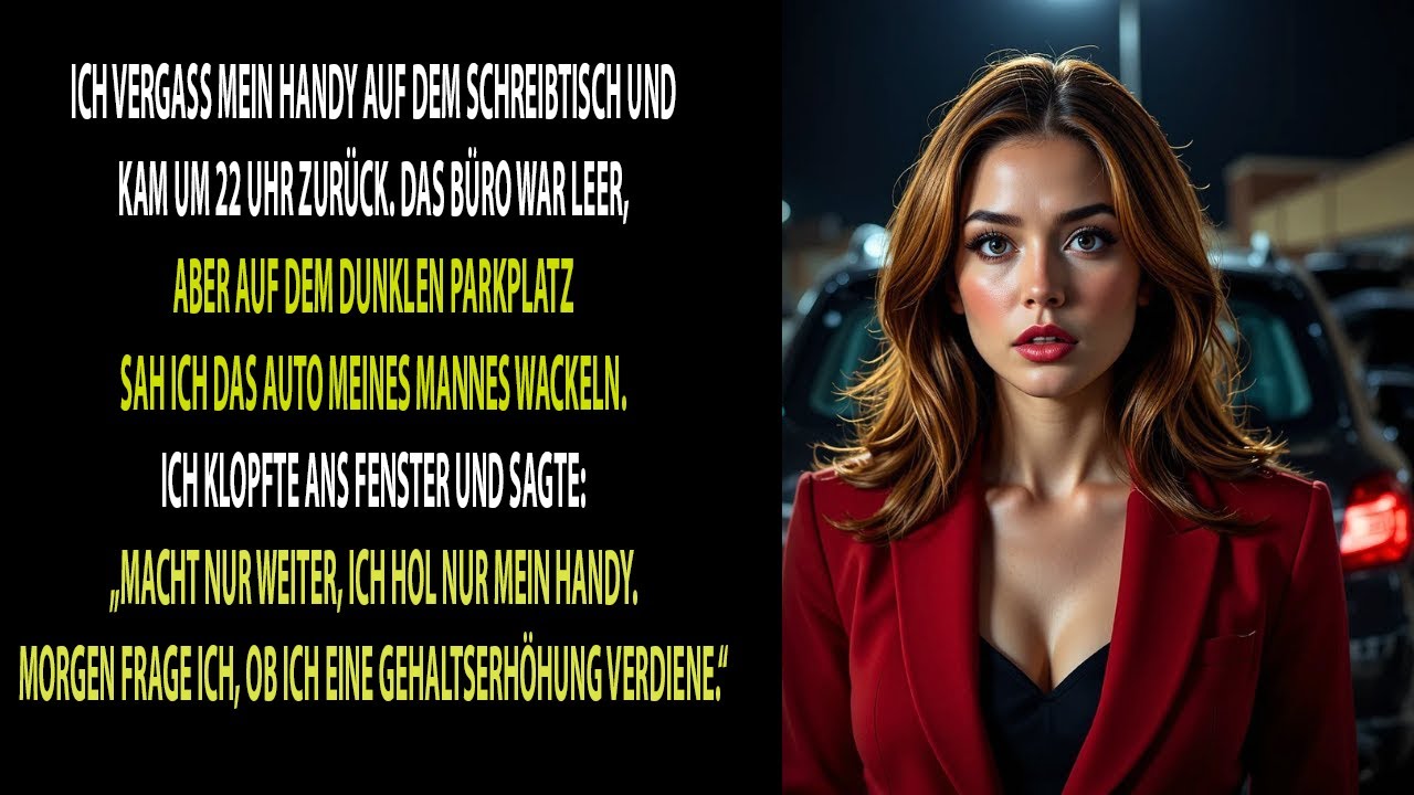 Ich vergaß mein Handy bei der Arbeit – und fand meinen Mann auf dem Parkplatz mit meinem Chef.