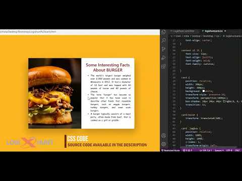 How to make a foldable card with CSS | Full Stack web development Internship |